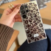 تصویر قاب براش پلنگی گری اندروید سامسونگ 