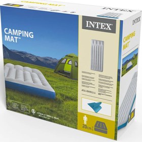 تصویر تشک بادی یک نفره اینتکس camping mat عرض 72 intex 67998