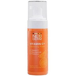 تصویر فوم پاک کننده صورت ویتامین C+ نئودرم|D-VITAMIN C PLUS CLEANSER FOAM NEUDERM 