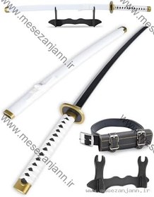 تصویر شمشیر کاتانا همراه با استند 