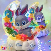 تصویر اسباب بازی خرگوش موزیکال چرخ دنده ای 