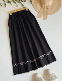 تصویر دامن گلدوزی افسون_شیکان 