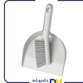 تصویر جارو و خاک انداز رومیزی ایکیا مدل PEPPRIG IKEA PEPPRIG Dust pan and brush