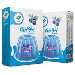 تصویر ژله بلوبری جعبه ایی 100گرم کوپا 