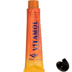 تصویر رنگ مو گیاهی ویتامول سری Tabacco مدل Dark Brown شماره 3.65 