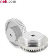 تصویر پولی تایمینگ مدل 26XL064 تعداد دندانه 26 آلومینیومی 26XL064 timing pulley