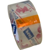 تصویر چسب پهن شیشه‌ای نارنجی 