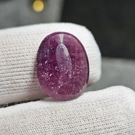 تصویر نگین درشت سنگ یاقوت معدنی کد 36431 