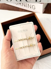 تصویر سنجاق مو دوتایی 