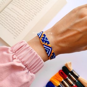 تصویر دستبند بافت آبیار 