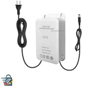 تصویر آداپتور ۱۲ ولت ۲ آمپر با باتری داخلی | مناسب دوربین مداربسته 