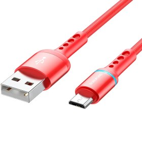 تصویر کابل شارژ بروفون مدل BU33 با سری میکرو BOROFONE BU33 charging data cable USB to Micro-USB