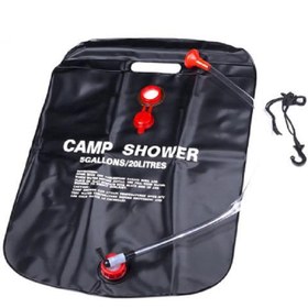 تصویر دوش سفری مدل camp shower حجم 20 لیتری 
