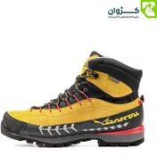 تصویر کفش کوهنوردی قارتال مدل B2 رنگ فیلی و زرد 