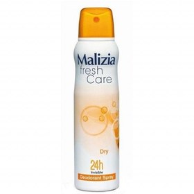 تصویر اسپری بدن مالزیا زنانه فرش کر درای 150 میل Malizia Dry Fresh Care Spray For Women 150ml