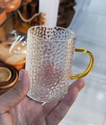 تصویر ماگ پیرکس 300 میل وارداتی طرح برفی Imported 300 ml Pyrex mug with snowy design