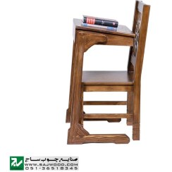 تصویر میز و صندلی نماز چوبی مدل 650 باکس دار 