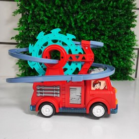 تصویر اتوبوس سرسره ایی 