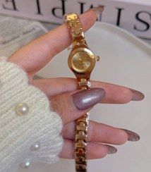 تصویر ساعت طلایی برند فنسی 