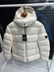 تصویر کاپشن زمیستانه Boss مسترکوالیتی واقعی ضدآب در 3 رنگ سفید مشکی و سرمه ای - مشکی / Xl Boss