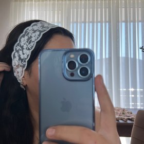 تصویر هدبند تور دیانا - سفید 