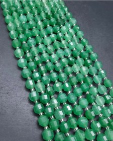 تصویر ریسه سنگ اونتورین مدل تراش الماس 