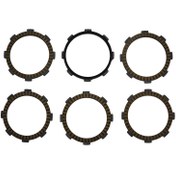 تصویر صفحه کلاچ موتور سیکلت باجاج مدل BJ200 مناسب برای پالس ان اس بسته 6 عددی 