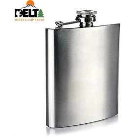 تصویر فلاسک جیبی استیل مدل Hip Flask 10OZ 