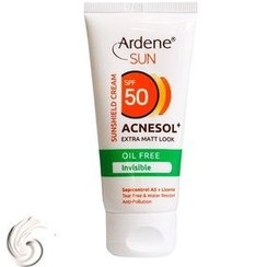 تصویر ضد آفتاب بی رنگ آردن SPF50 ضد آفتاب صورت مدل ضد آفتاب مناسب برای انواع پوست SPF 50 حجم 50 میلی لیتر برند آردن بدون رنگ