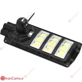 تصویر دوربین مینی اسپید دام سیمکارتی و چراغ خیابانی خورشیدی sim card cctv solar light