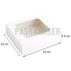 تصویر جعبه مقوایی طلق دار کد 44003 