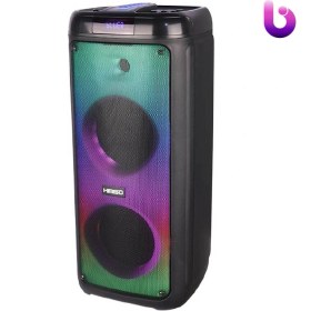 تصویر اسپیکر چمدانی بلوتوثی رم و فلش خور Kimiso QS-4219 + میکروفون و ریموت کنترل KIMISO QS-4219 WIRELESS SPEAKER WITH MICROPHONE & REMOTE CONTROL