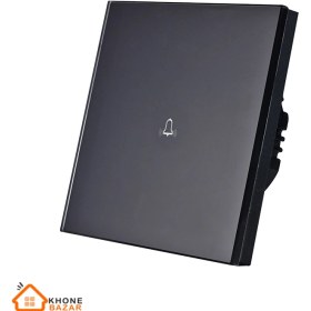 تصویر کلید لمسی شیشه ای زنگ SIMPLE 