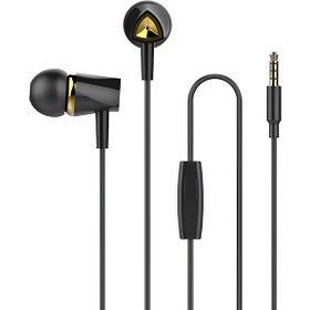 تصویر هندزفری سیمی با جک 3.5 میلی‌متری رسی Recci REP-L10 Wired Earphone 