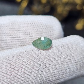 تصویر نگین سنگ طبیعی زمرد معدنی زامبیا کد 36477 