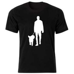 تصویر تیشرت مردانه طرح man & dog کد 37014 