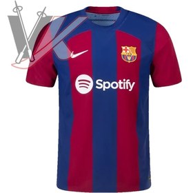 تصویر لباس اول بارسلونا 2024 ورژن پلیری کد 2302024 