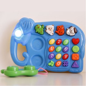 تصویر بازی آموزشی مدل تلفن موزیکال طرح فیل 