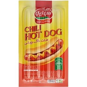 تصویر هات داگ چیلی300گ 70% سولیکو 