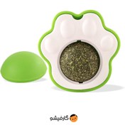 تصویر اسباب بازی طرح پنجه با توپ چرخشی کت نیپ دار ا Mint Ball Paw Toy Mint Ball Paw Toy