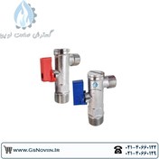 تصویر شیر پیسوار 1/2*1/2 اینچ پک 2 عددی کیز ایران Kizz Iran Angle Valve 1/2 × 1/2 Inch Double Pack
