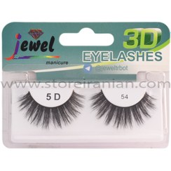 تصویر مژه مصنوعی پنج بعدی جیول شماره 54 Jewel 5D False Eyelashes No.54