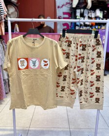 تصویر ست تیشرت شلوارک چیبی 