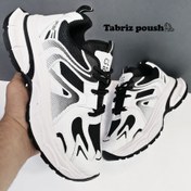 تصویر کفش لژ دار راحتی بالنسیاگا زنانه و پسرانه رنگ سفید _ تبریز پوش 