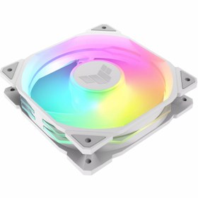 تصویر فن کیس ایسوس مدل TUF Gaming TR120 ARGB سفید 