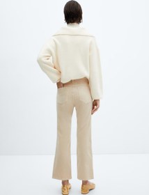 تصویر شلوار مخمل کبریتی MANGO 