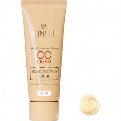 تصویر سينره کرم پودر روشن کننده CC با SPF40 CINERE CC CREAM SPF40