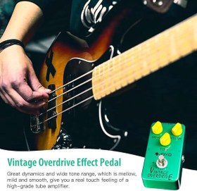 تصویر افکت JOYO JF-01 Vintage Overdrive بیس JOYO Vintage Overdrive Pedal Classic Tone for Electric Guitar Effect - True Bypass (JF-01)