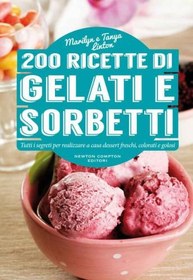 تصویر دانلود کتاب 200 ricette di gelati e sorbetti 2015 کتاب 2015