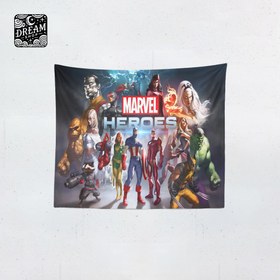 تصویر بک دراپ Marvel heroes 